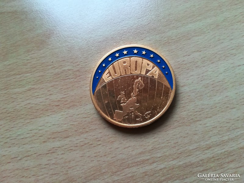 Europe - ECU Series 1998, gilded cuni coin pp