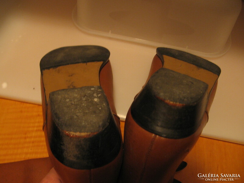 Western boots, Greek, light brown size 41