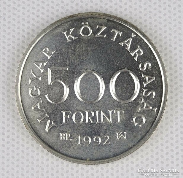 1P931 Kis Nagy András : Károly Róbert ezüst emlékérem 500 Forint 1992