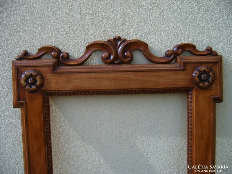 Mirror frame picture frame Florentine frame wooden frame carved frame unique wooden frame wood sculpture antique frame