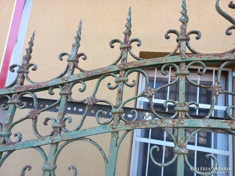 Antique wrought iron gate
