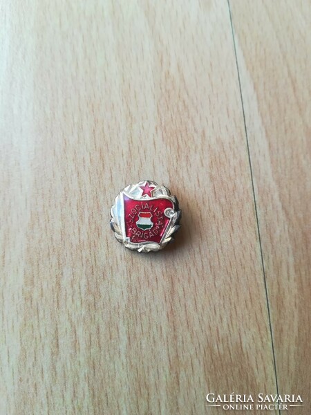 Socialist brigade silver grade badge - small