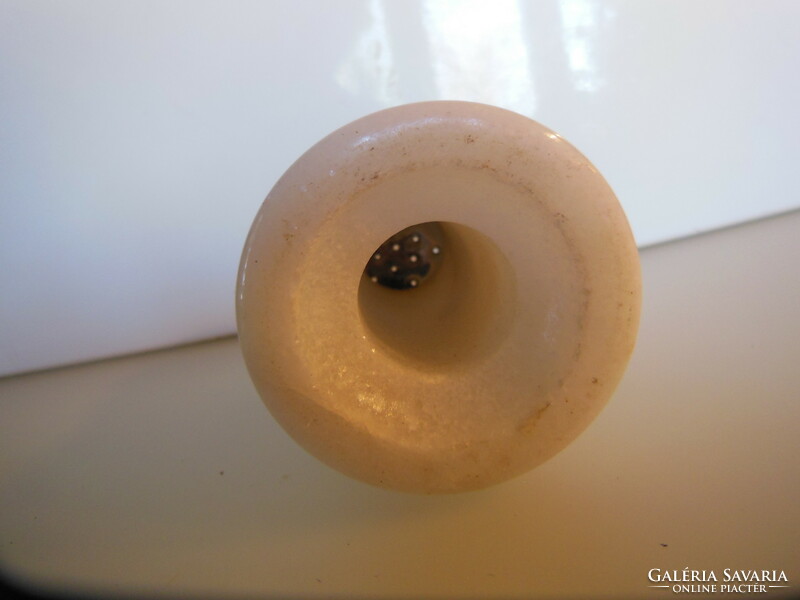 Salt shaker - marble - 45 dkg!! - 11 X 6 cm - old - the 