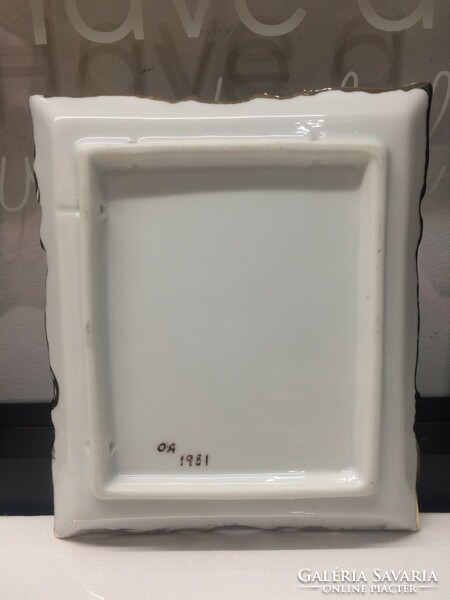 Porcelain wall picture or bowl