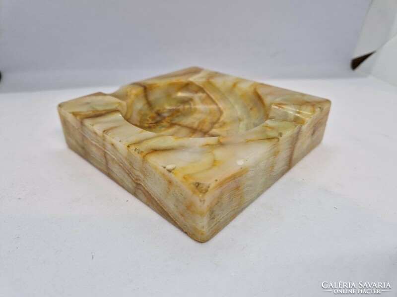 Onyx marble mineral ashtray