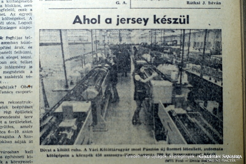 1974 January 18 / Hungarian newspaper / as a gift :-) original, old newspaper no.: 26478