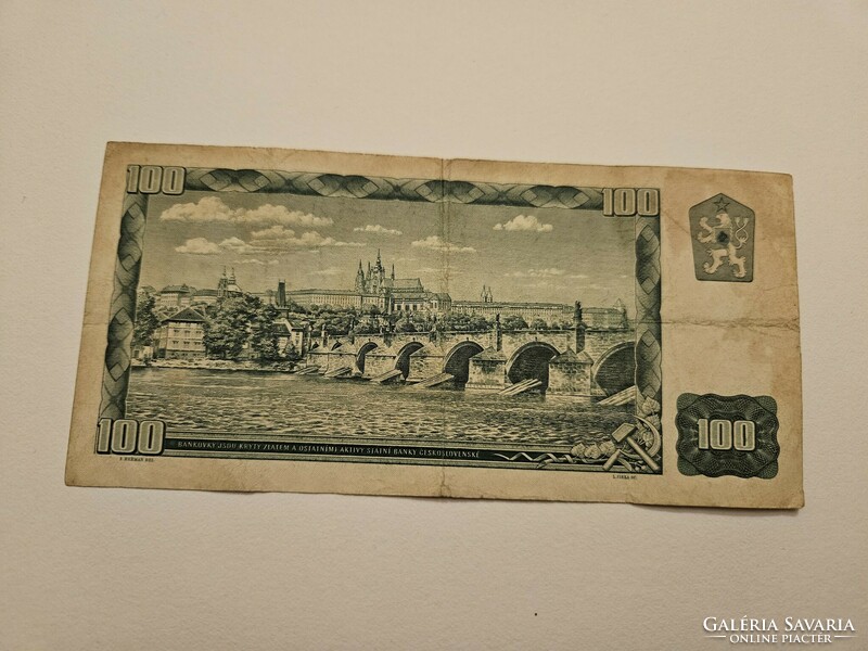 1961-es 100 Korona Csehszlovákia