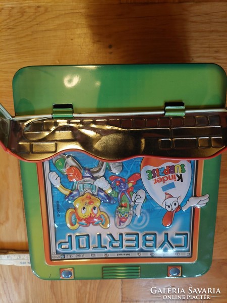 Kinder cybertop metal box/plate box/tin box candy box (even with free delivery!)