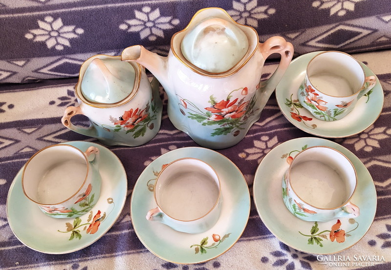 Very rare antique protected tea set