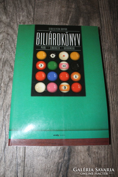 Billiard book by Árpád Sebestyén