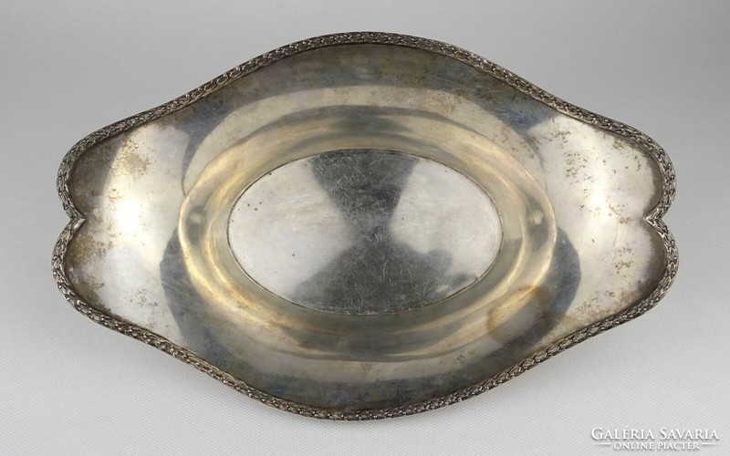 1P953 old oval shaped silver centerpiece 265 g