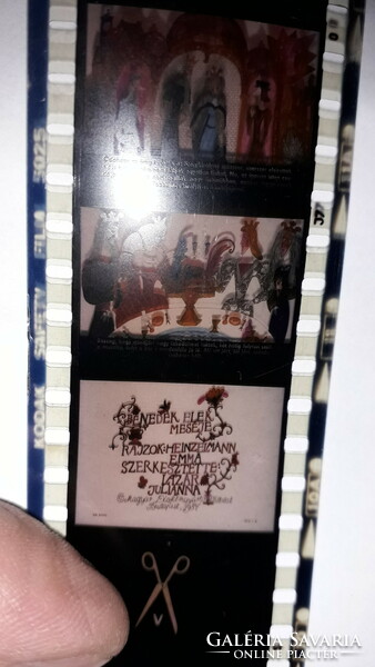 Old colorful fairy tale slide film - several princes according to the pictures