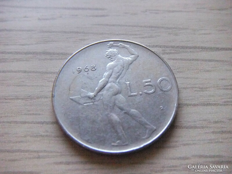 50 Líra   1968  Olaszország