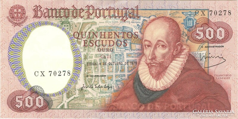500 escudo escudos 1979 Portugál Portugália 1.