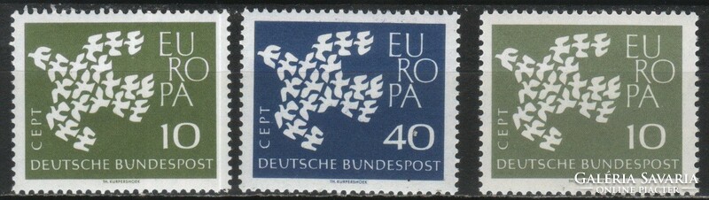 Postatiszta Bundes 2443 Mi 367x-368x, 367y     1,20 Euró
