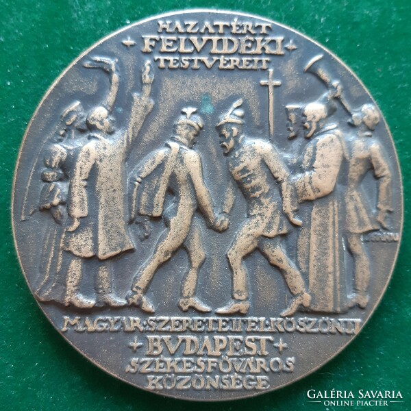 József Ispánky: highlands returned, 1938, irredenta medal