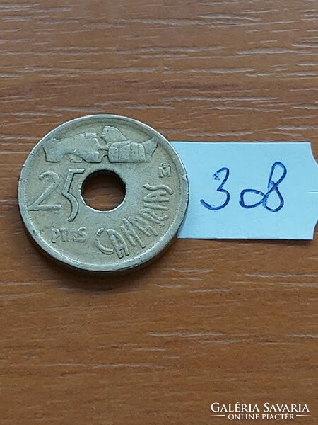 Spain 25 pesetas 1994 Canary Islands, aluminum bronze 308