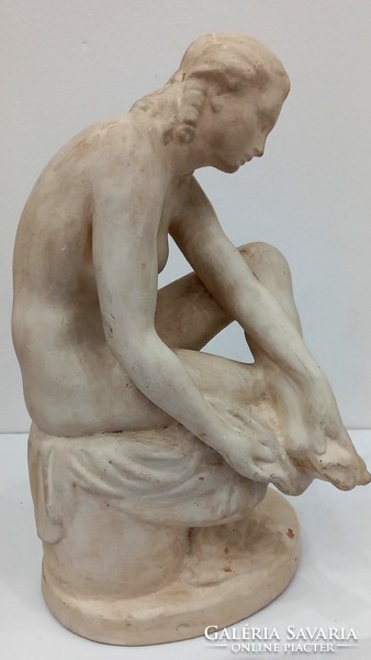 Kisfaludy stróbl Miklós bathing woman sculpture negotiable art deco