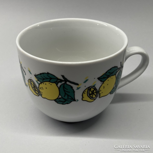 Zsolnay large mug with a rare lemon pattern