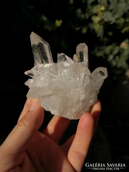 Beautiful rock crystal group, mineral