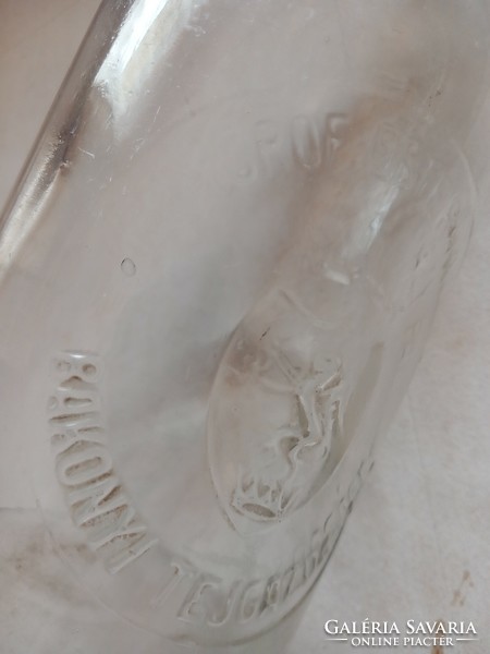 Gróf Rédei ESTERHÁZY PÁL BAKONYI TEJGAZDASÁGA Antik 1 literes tejesüveg