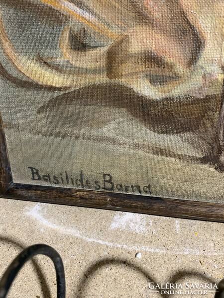 Basilides Barna jelzéssel olaj, vászon festmény, 70 x 50 cm-es. 0263