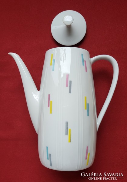 Mitterteich Bavarian German porcelain coffee tea pot jug spout