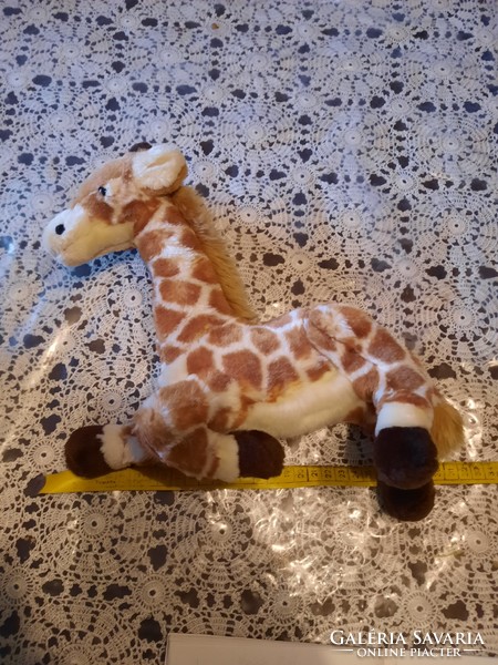 Plush toy, sitting approx. 30 cm giraffe, negotiable