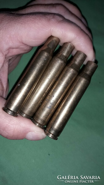 Retro copper ball ammunition sleeves / rws - 30-06 marked / 4 pcs according to the pictures 2.