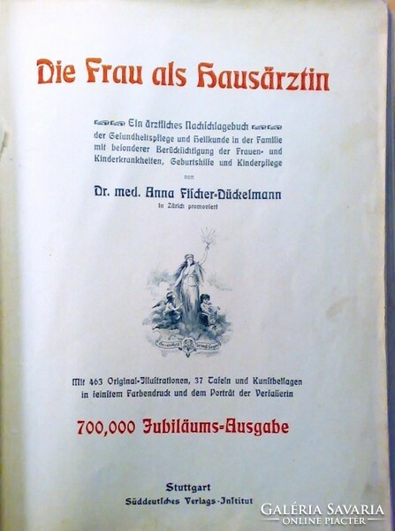 Das goldene frauenbuch. Hölgy házvezetőnőknek. Német nyelvű. XIX. századi Orvosi kézikönyv nőknek