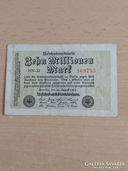 Germany 10 million marks 10 millionen marks 1923 nn-32