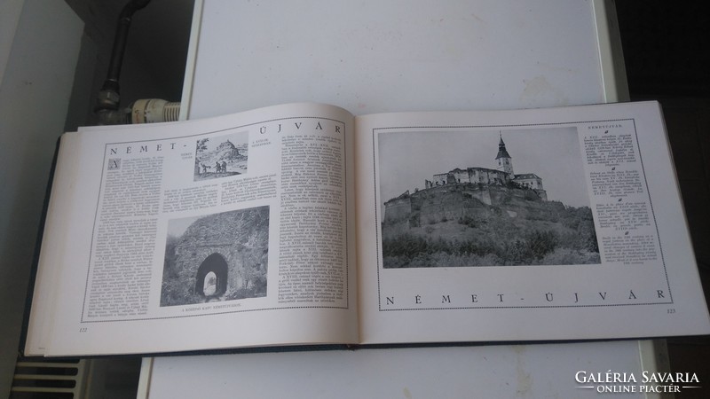 Várjő element-Hungarian castles 1933-Great Hungary! Four languages! Collectors!!!