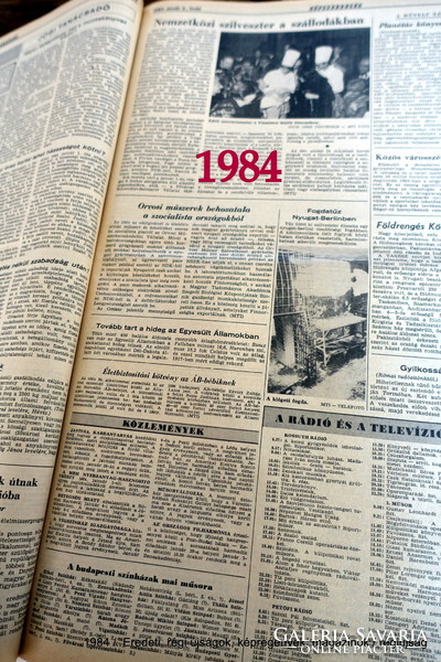40. SZÜLETÉSNAPRA 1984 január 27  /  NÉPSZABADSÁG  /  Újság - Magyar / Napilap. Ssz.:  26408