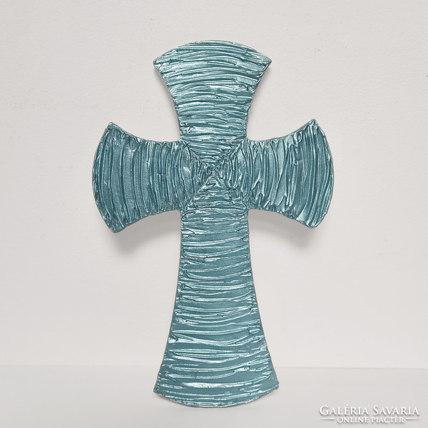 Pilipart, unique handmade wall-hanging cross, 20x13 cm
