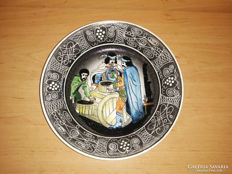 Ceramic wall plate - dia. 23 cm (n)