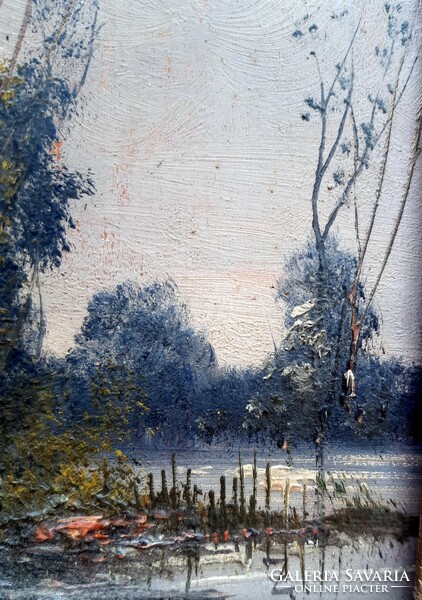 L z: waterside landscape – a Mednyánszky-level masterpiece