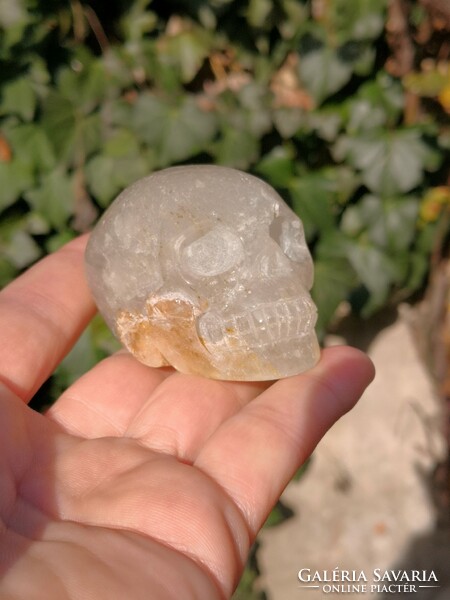 Rock crystal skull, mineral, crystal