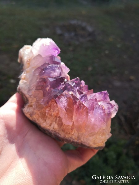 Amethyst crystal, mineral