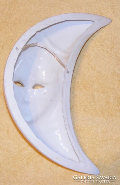 Moon-shaped Venetian mask, wall decoration