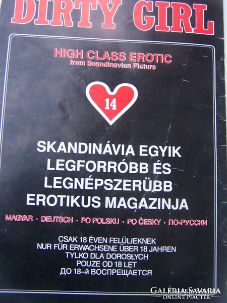Retro erotikus magazin + 18