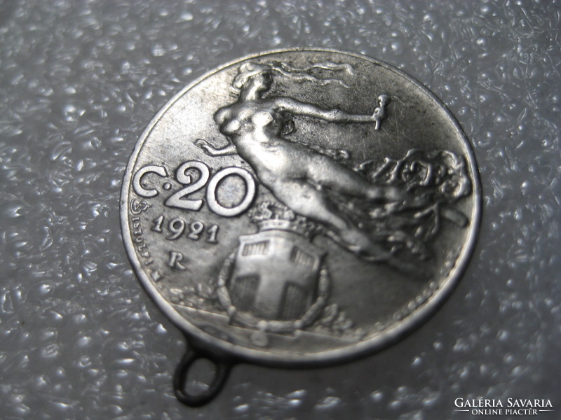 Olasz   medál  1921.   22 mm