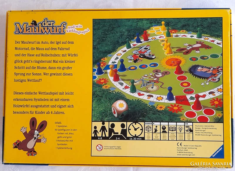 Old board game - the little mole's favorite game -