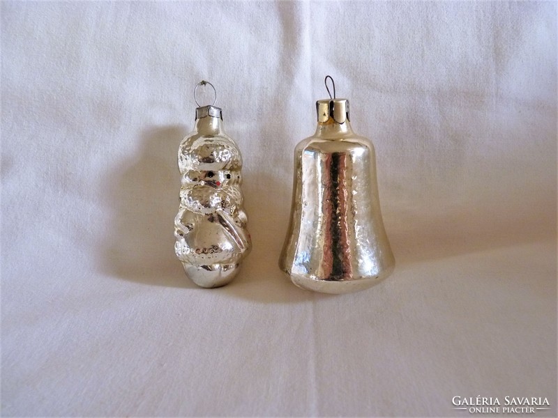 Old glass Christmas tree decorations - 