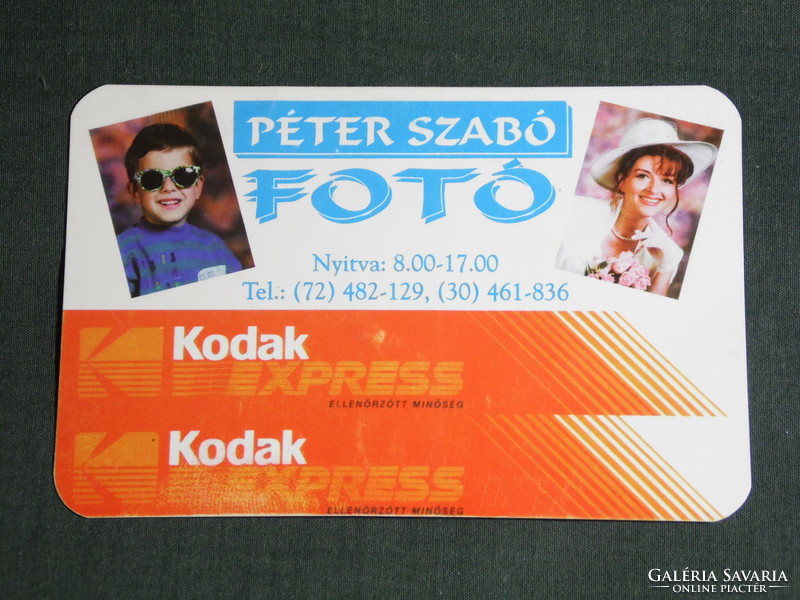 Kártyanaptár, Péter Szabó Kodak fotó üzlet, pécs,1997,   (5)
