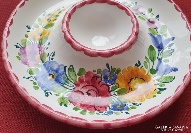 Gmundner Austrian ceramic porcelain egg holder
