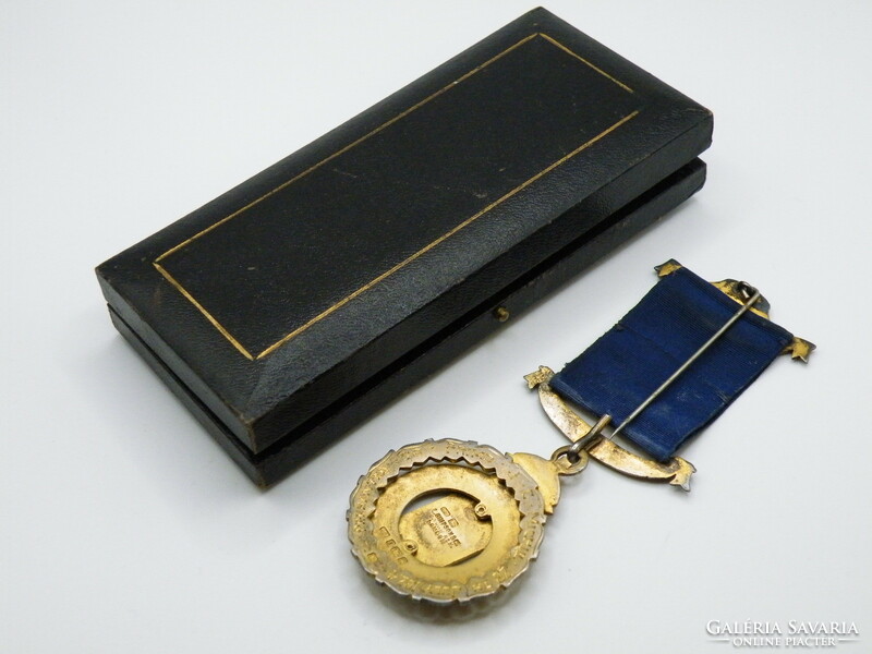 Uk0075 England Silver Royal Antediluvian Order of the Buffalo Medallion Badge 1924 Rare