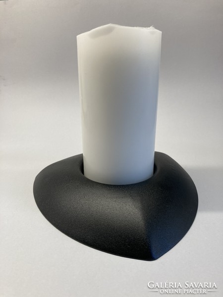 Metal candle holder for block candles powder coated ikea