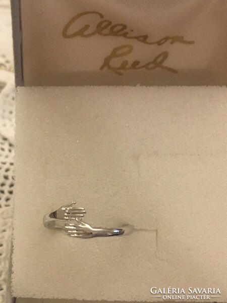 Silver women's ring