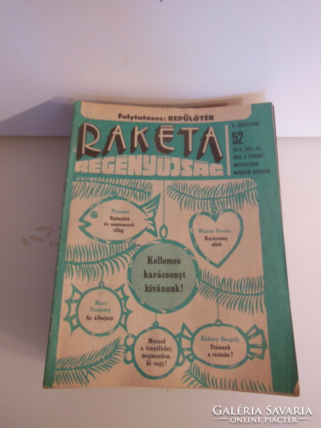 RAKÉTA  - ÚJSÁG - AJÁNLATOT VÁROK  34  DB - 1978 ÉV  - HIBÁTLAN