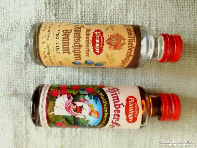 8 darab mini italos üveg vintage régi pálinka likőr kisüsti Hunor gyomorkeserű német